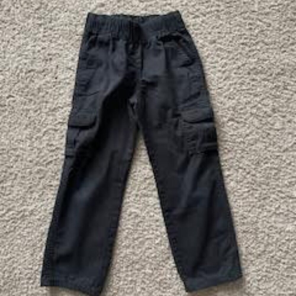 The Children's Place Boys' Pull-on Cargo Pants – Black, Size 6